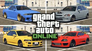 Top 6 Best JDM Cars in GTA 5 Online