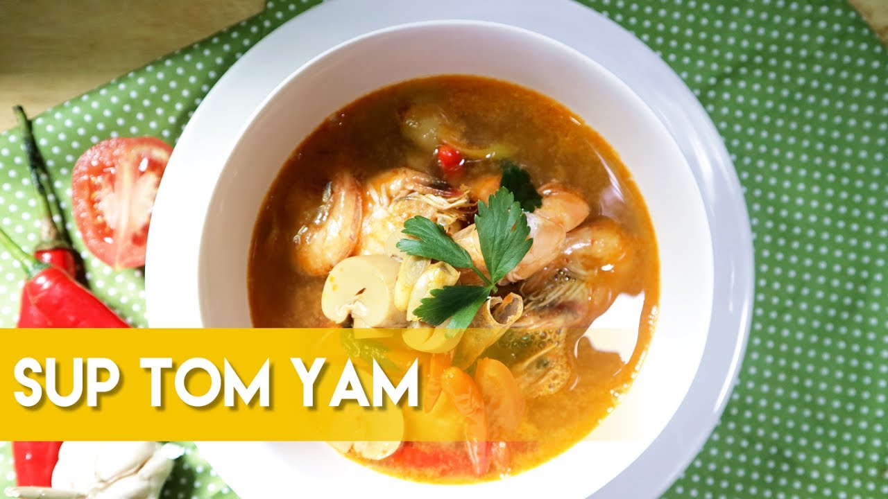 RESEP TOM YAM ALA DAPUR ADIS KUAH NYA SEGER BANGET 