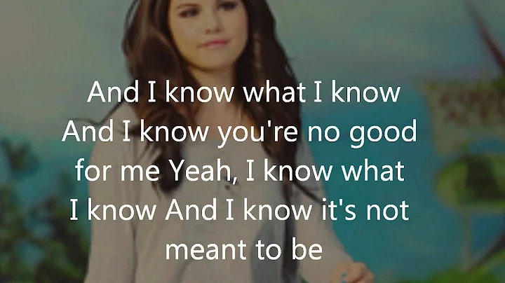 Selena Gomez - My Dilemma lyrics