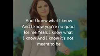 Selena Gomez - My Dilemma lyrics