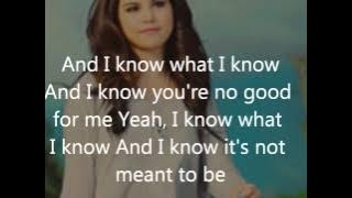 Selena Gomez - My Dilemma lyrics