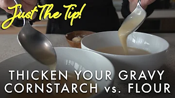 Is it better to use flour or cornstarch for gravy?