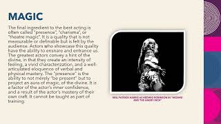 The Actor by William Bello | Theatre Appreciation