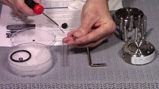 Equilibar ZF back pressure regulator Rebuild Instructions