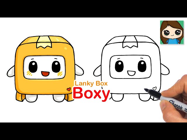 How to Draw Boxy | Lanky Box - YouTube