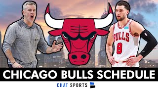 Chicago Bulls 2023-24 Schedule RELEASED