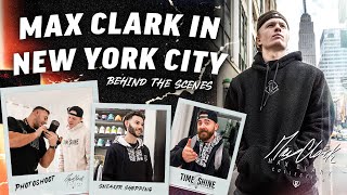 MAX CLARK'S CRAZY TRIP TO NYC! BEHIND THE SCENES OF SNEAKER SHOPPING & PHOTOSHOOT FOR HIS COLLECTION