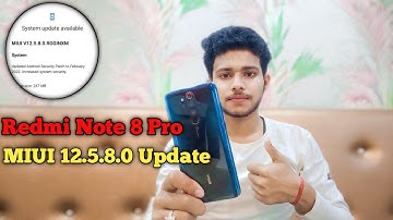 Redmi Note 8 Pro MIUI 12.5.8.0 Update | Redmi Note 8 Pro Bug Problem Fix