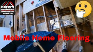 How to repair rotten subfloor Mobile Home