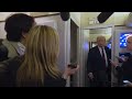 President Trump Gaggles with Press on Air Force One En Route Joint Base Andrews, Mar. 15, 2026