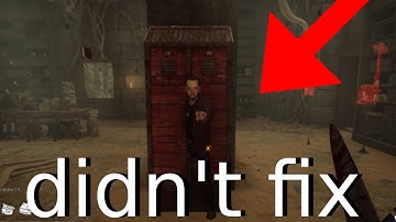 How to Counter the after Patch New Locker Bug DBD (works on ALL killers)