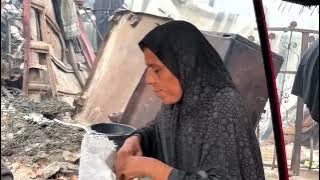 Palestinians in Khan Younis describe difficult life conditions