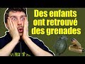 Des enfants ont trouv des grenades