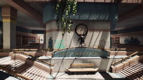 SKATEBOARDING AN ABANDONED MALL (Session skate sim)