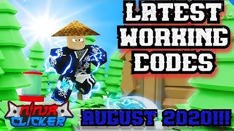ALL *LATEST* WORKING CODES NINJA CLICKER SIMULATOR ✌️5M UPDATE!!!✌️