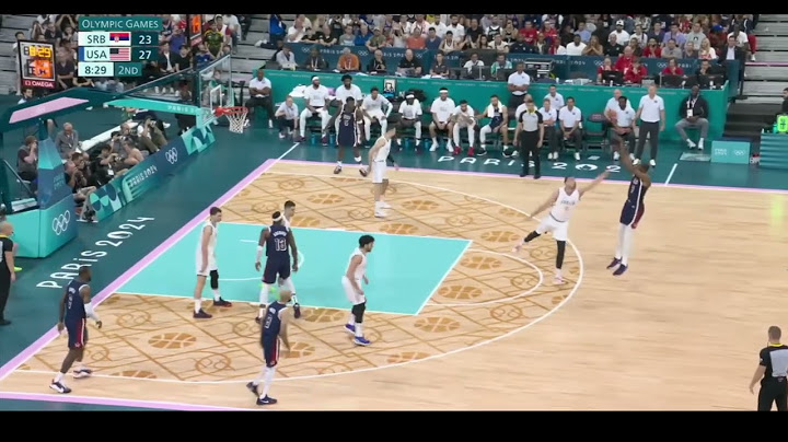Kevin Durant perfect first half going 8/8 against SERBIA.