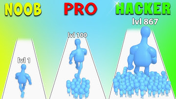 NOOB vs PRO vs HACKER in Strong Crowd