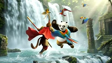 Monkey King vs Kung Fu Panda – Battle in Mambo Jungle