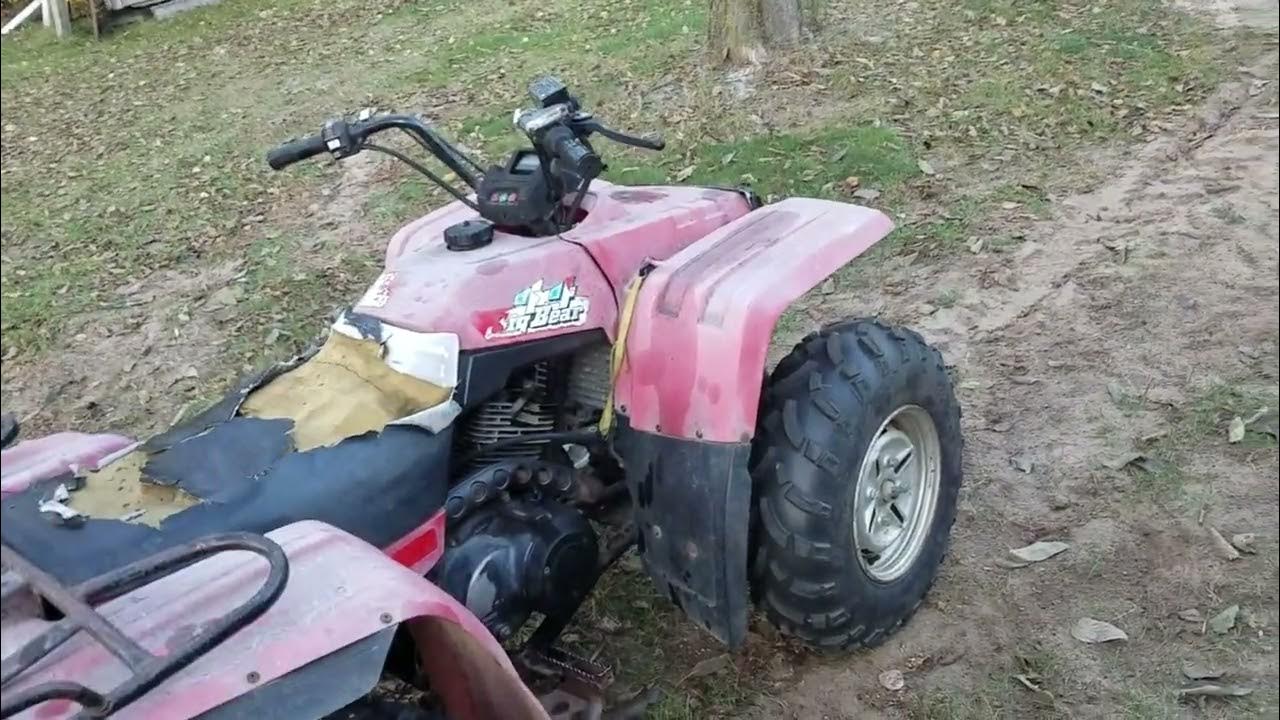 1988 Yamaha Big Bear 350 Four Wheeler RunUp and look Over YouTube
