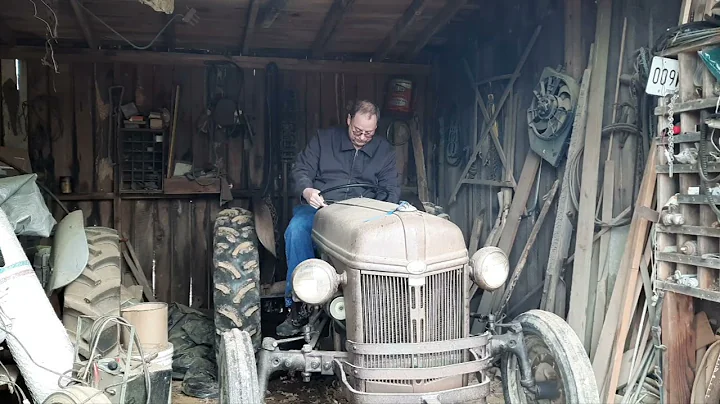 Cold weather starting 1939 9n ford tractor.