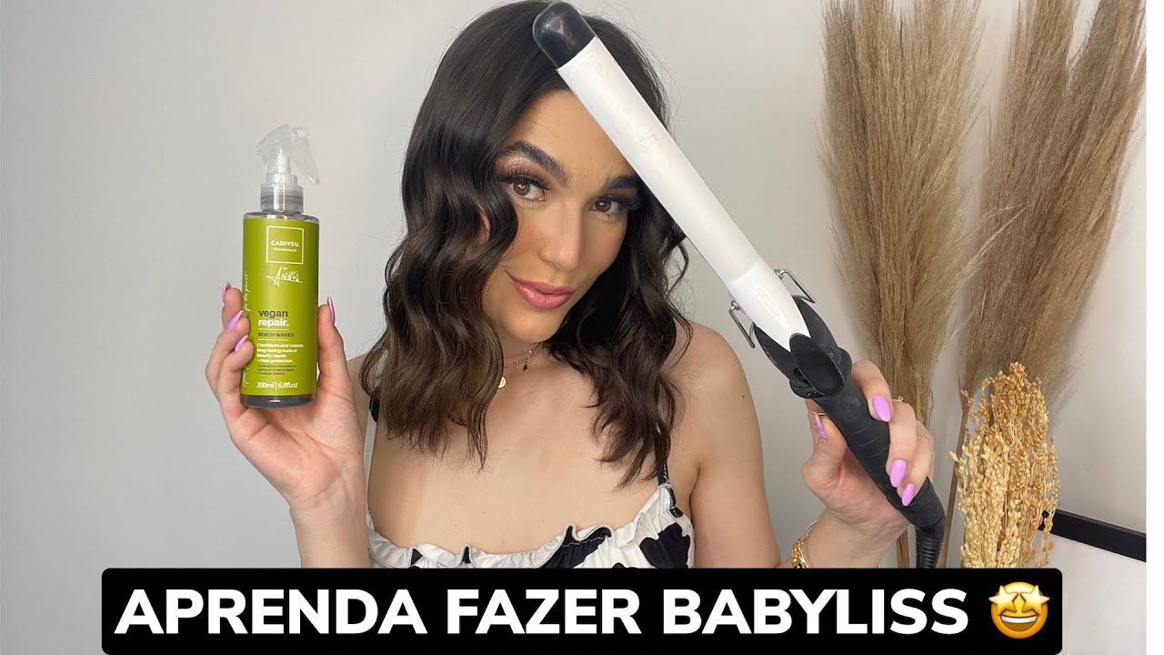APRENDA FAZER BABYLISS EM CABELO CURTO 😱 - YouTube