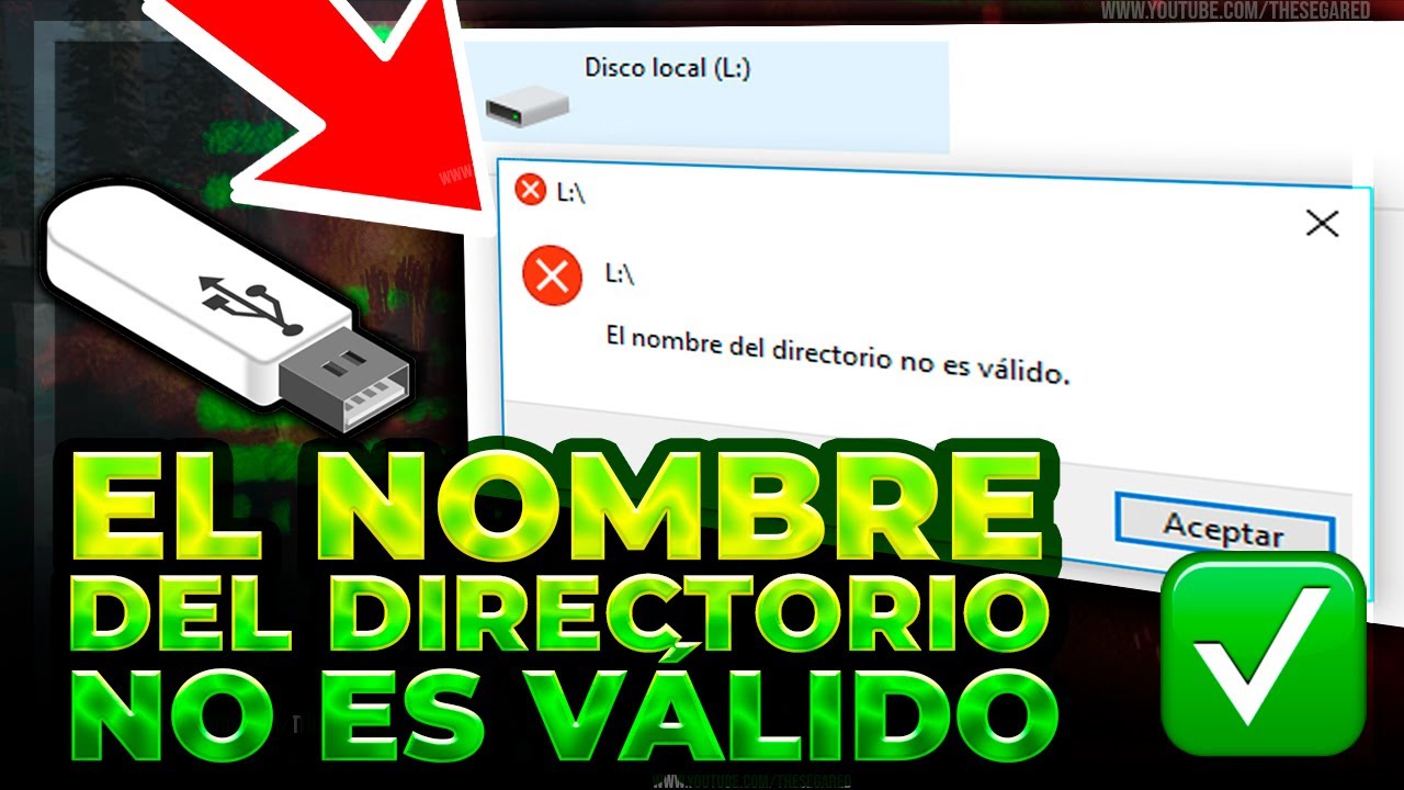 SOLUCIÓN DEFINITIVA al error "El nombre del directorio no es válido