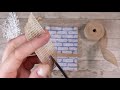 DIY Backgrounds in Card Making -  2 Different Ways to Use Burlap Ribbon / Jute on the Same Card!