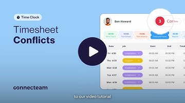Connecteam | Time Clock | Timesheet Conflicts