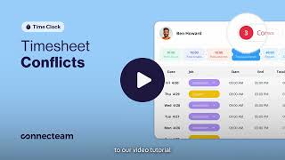 Connecteam | Time Clock | Timesheet Conflicts