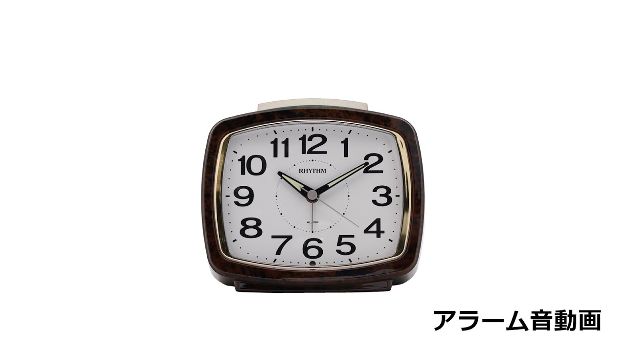 ビックカメラ】目覚まし時計 【リズム時計 8RA649SR23】アラーム音