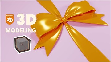 Ribbon 3d modeling / Blender timelapse