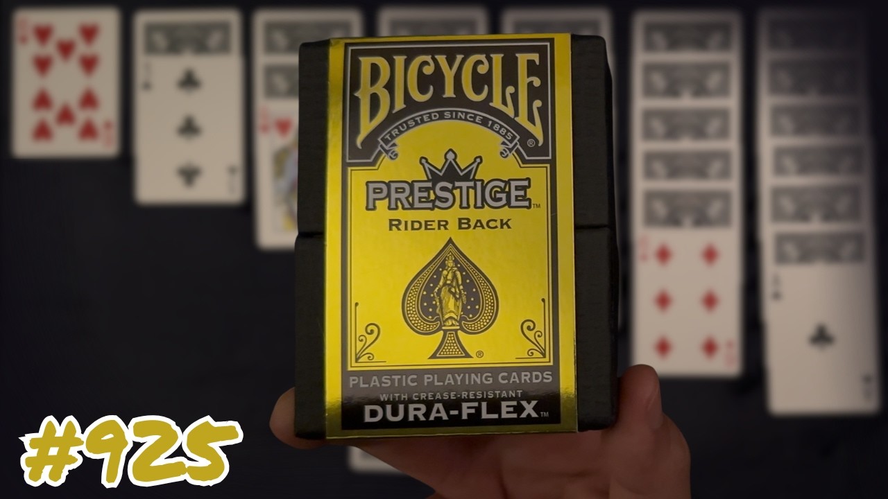 Колода PRESTIGE в черном цвете ~ ASMR Пасьянс №925