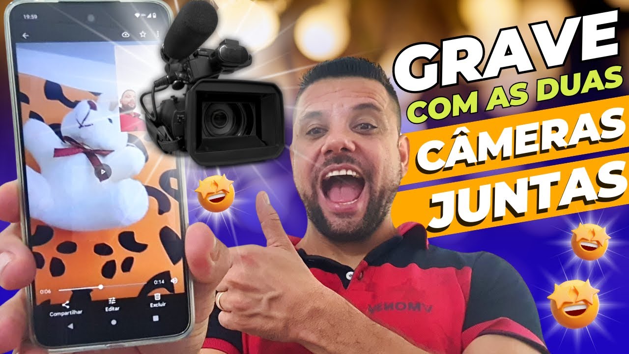 COMO GRAVAR VÍDEOS USANDO A CÂMERA FRONTAL E TRASEIRA AO MESMO TEMPO NO ...