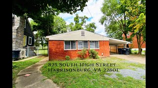 825 South High Street Harrisonburg, VA 22801