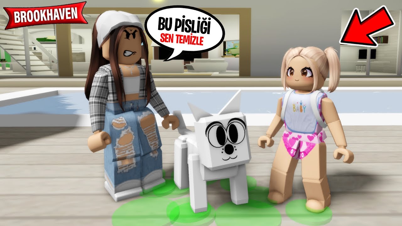 BANA KÖTÜ DAVRANAN BAKICI roblox brookhaven 🏡rp