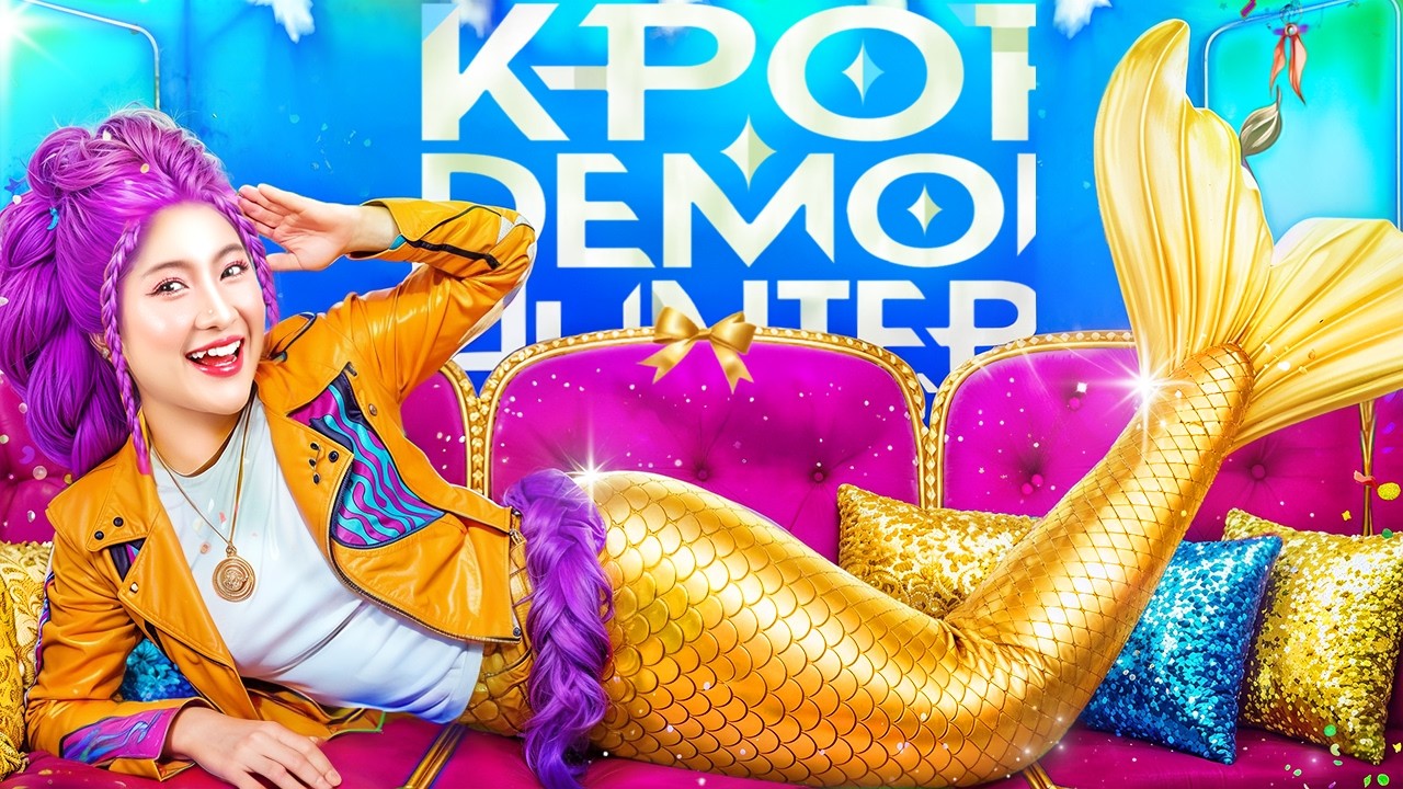 Настоящая Руми Vs Фейковая Руми! Русалка Пинки Пробирается В Школу K-pop Охотников