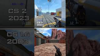 How Nuke changed in Counter-Strike Part 10 #cs #cs16 #cssource #csgo #cs2  #retrogaming