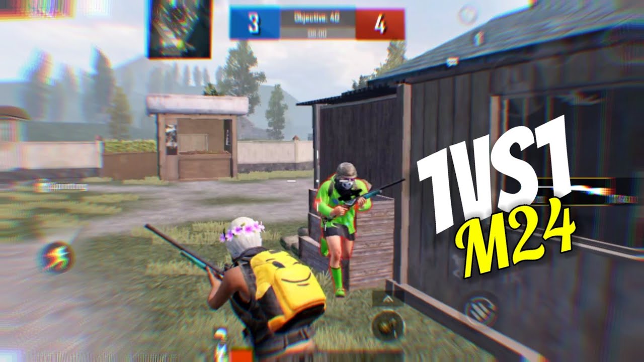 1VS1 M24 BGMI AMI ASSIST OFF POWER IQOO Z5 MONSTER | Evno9i