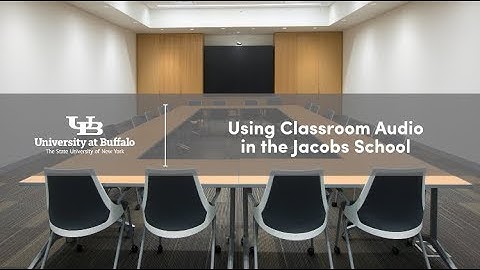 Using Classroom Audio in the Jacobs School