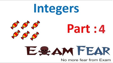 Maths Integers part 4 (Subtraction of Integers) CBSE Class 7  Mathematics VII