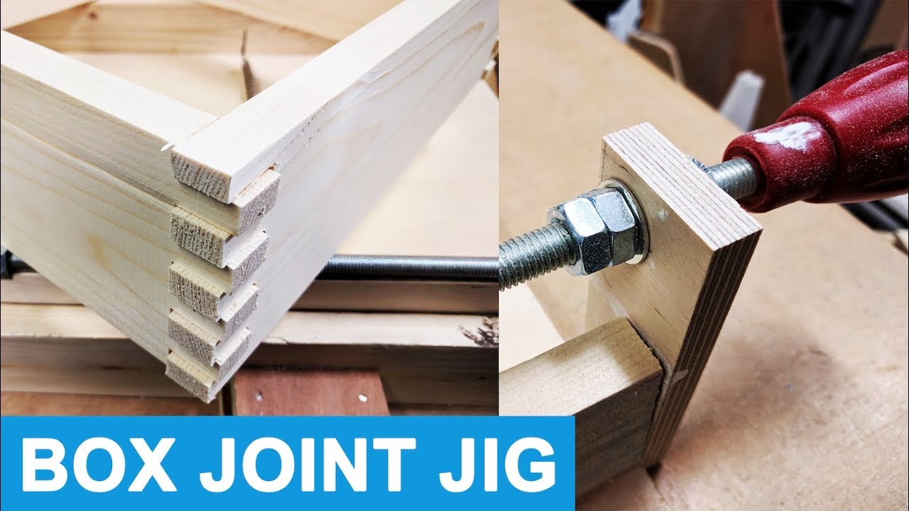 Quick Dirty Adjustable Box Joint Jig Finger Joints Youtube