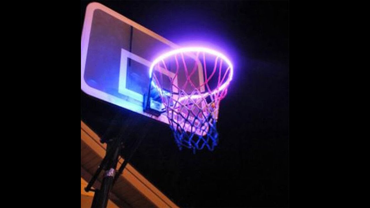 Luminous LED Basketball Rim Light Electronic Basketball Hoops with LED
