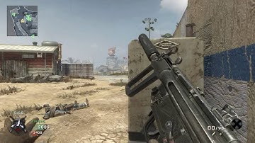 COD Black Ops 1 MP5K Suppressed Playstation 3 Gameplay