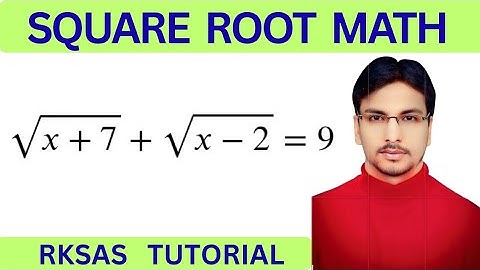 A Very Nice Square Root Math by Raj Sir #RKSAS