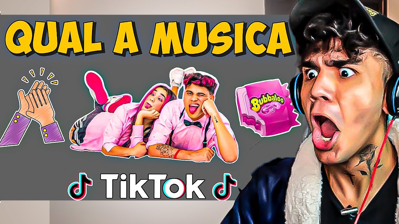 ADIVINHE A MUSICA DO TIKTOK COM EMOJIS 🎵💜 Quiz Musical 2024 #emillyvickof - REACT MAMUTE