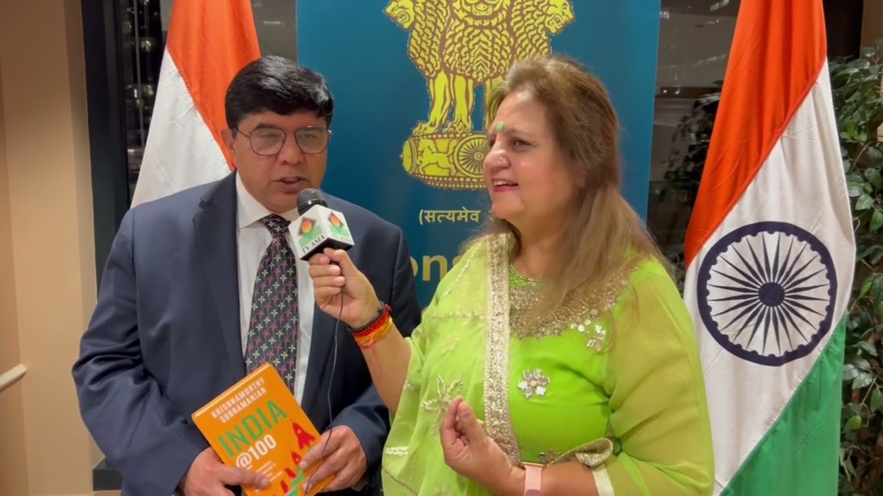 INDIA @100 | Book Launch| Author Prof. Krishnamurthy Subramanian | Interview by Rakesh Malhotra