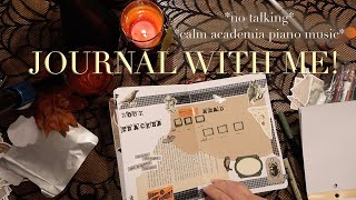 Bullet Journal With Me | Dark Academia Piano + Reading Journal Set Up 