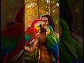 How Tarzan saved Lost parrots #animation #ai #viral #moral