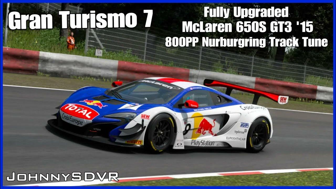 Gran Turismo 7 McLaren 650S GT3 '15 800PP Nurburgring Track Tune Fully Upgraded (GT7