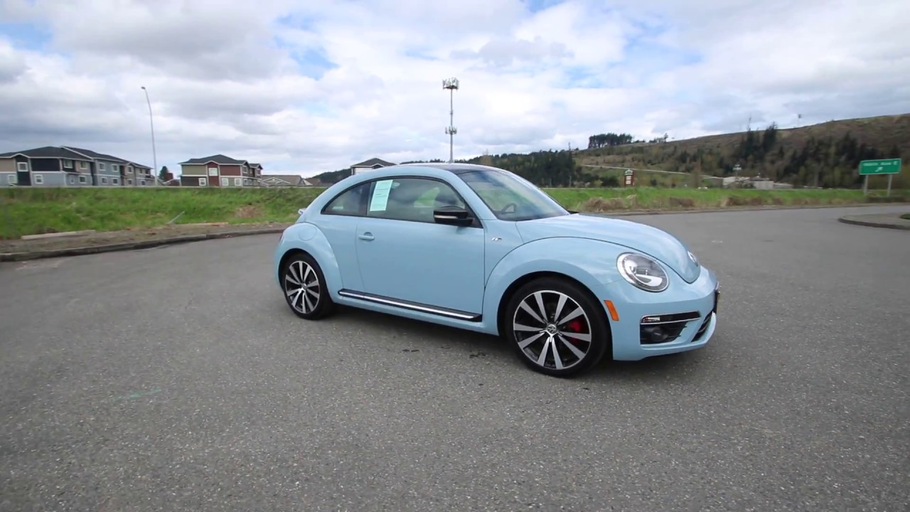 2014 Volkswagen Beetle 2.0T RLine Denim Blue EM643635